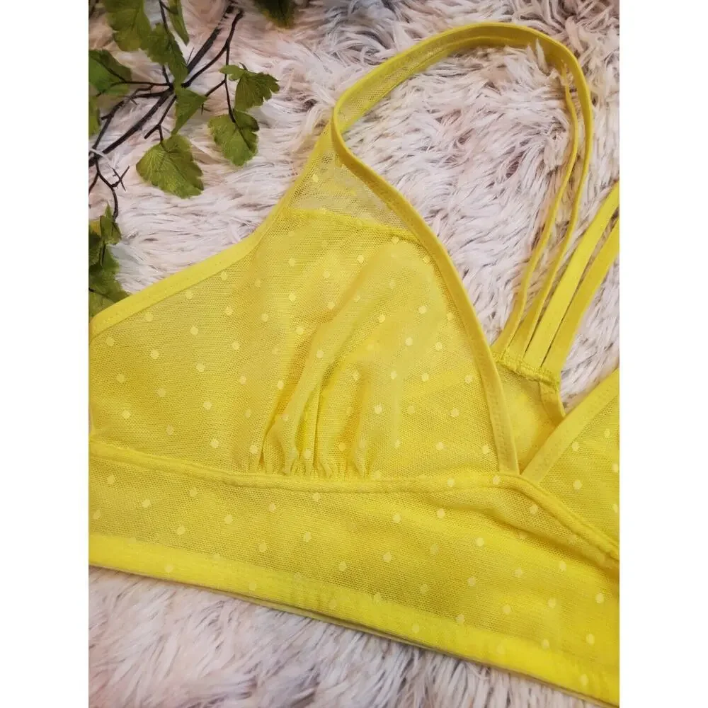 Under Armour Heat Fitted Gear Sports Bra Neon Yellow Womens Medium NEW $39.99